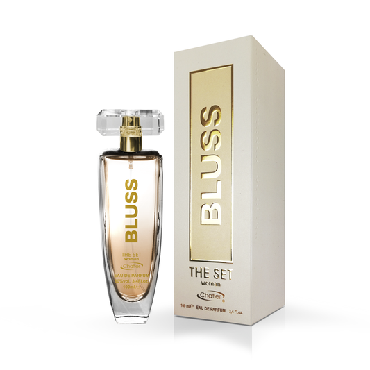 CHATLER Bluss "The Set" Woman 100ml Eau de Parfum — Premium, high-margin Fragrance (Honey Peach, Freesia, Cocoa & Osmanthus)