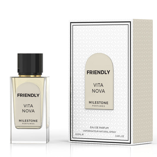 MILESTONE Friendly Vita Nova — Premium 100ml Unisex Eau de Parfum: Fresh, Lasting Scent for Everyday Wear and Gifting