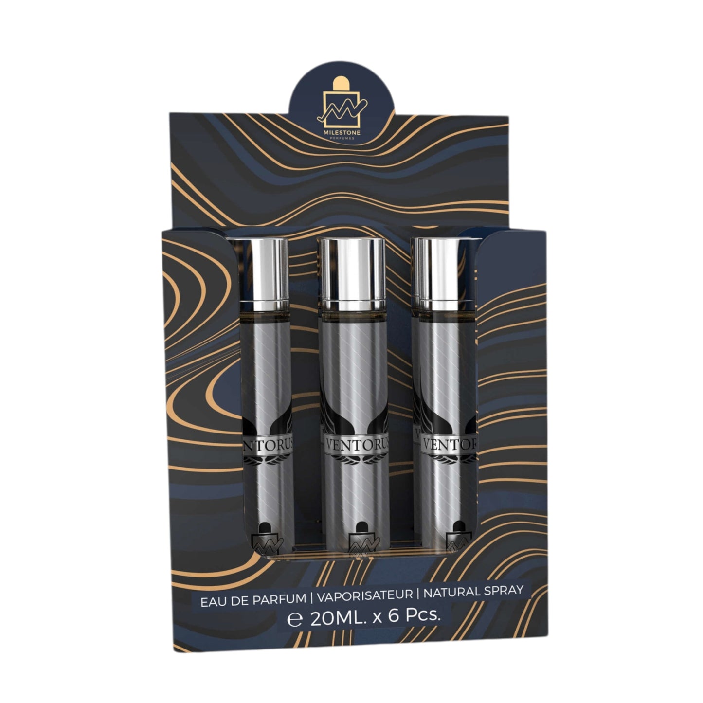 MILESTONE VENTOROUS Eau De Parfum 5x 20ml Plus 1 Free Tester