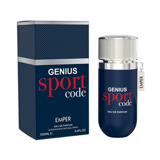 EMPER Genius Sport Code 100ml — High-Margin Contemporary Sport Scent for Premium Retailers
