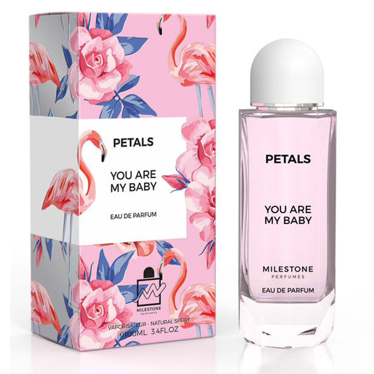 Milestone Petals "You Are My Baby" — 100ml Eau de Parfum: Luxurious Romantic floral-gourmand for gift-ready shoppers