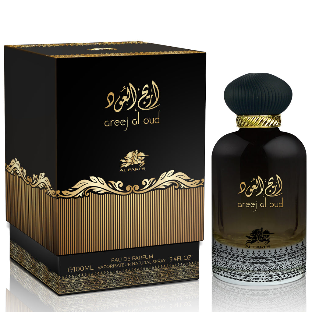 AL FARES Areej Al Oud — Unisex 100ml Eau de Parfum, Premium Woody-Spicy Oud, Long-Lasting Luxury