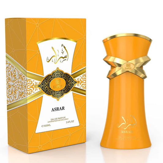 EMPER Asrar 100ml Eau de Parfum — Unisex Citrus-Spice Signature Fragrance for Retail Buyers