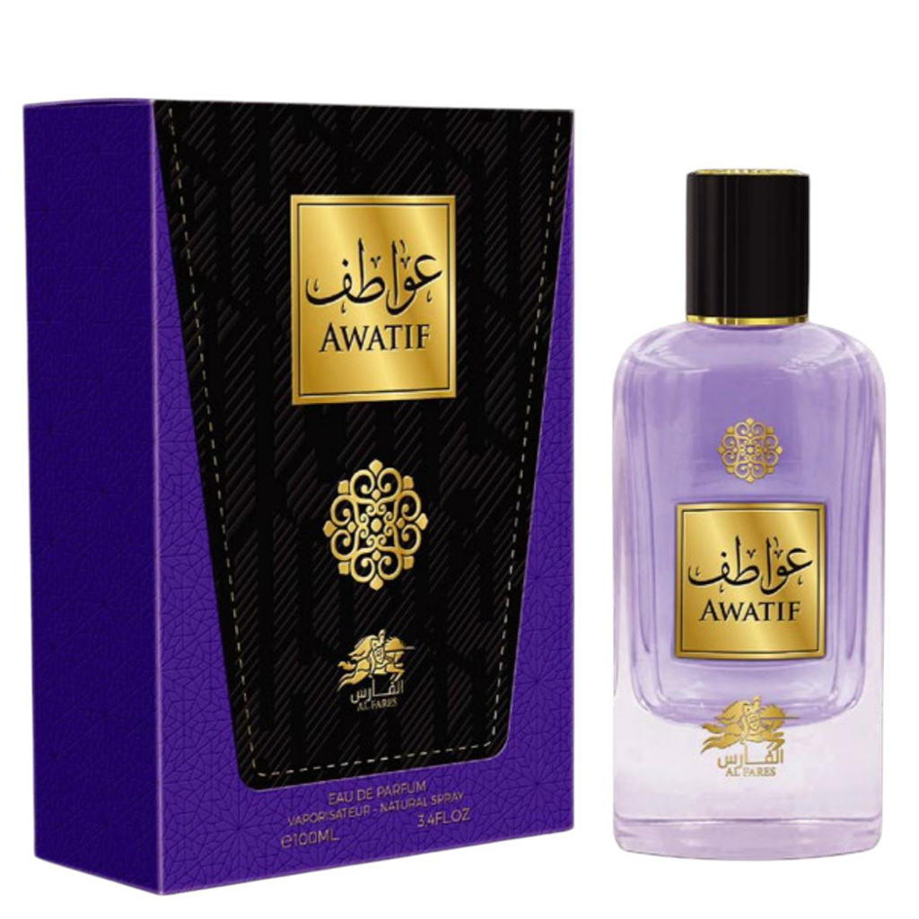 AL FARES AWATIF 100ml — High-Margin, Crowd-Pleasing Unisex Eau de Parfum (Long-Lasting Fruity-Floral with Sensual Musky-Woody Base)