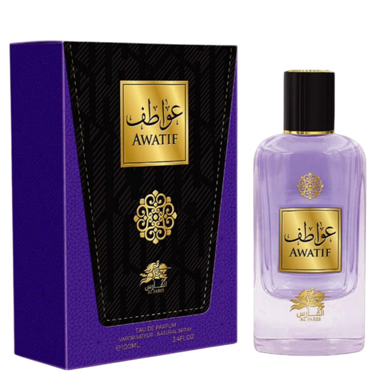 AL FARES AWATIF 100ml — High-Margin, Crowd-Pleasing Unisex Eau de Parfum (Long-Lasting Fruity-Floral with Sensual Musky-Woody Base)