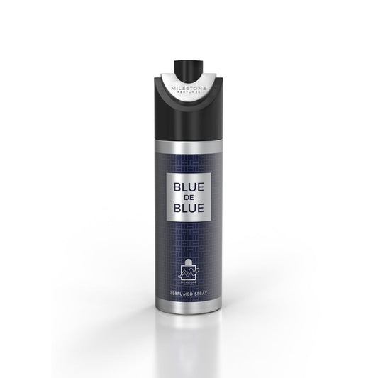Milestone Blue de Blue Pour Homme Deodorant — 200 ml x 6 Retail-Ready Case (Citrus-Woody Fougère)