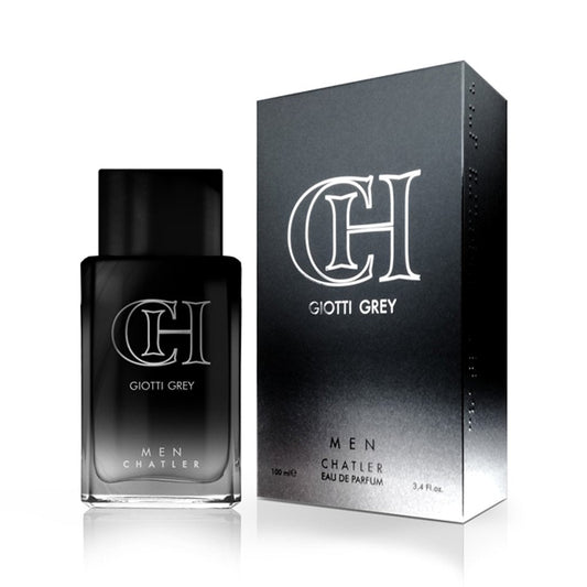 CHATLER Giotti Gray Men — 100ml Eau de Parfum: Contemporary Citrus-Woody Fragrance for Premium Men’s Assortments