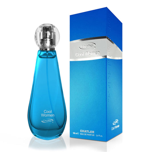 CHATLER Cool Women EDP 100ml — Contemporary Feminine Fragrance with Citrus-Pineapple Top and Woody-Oceanic Base