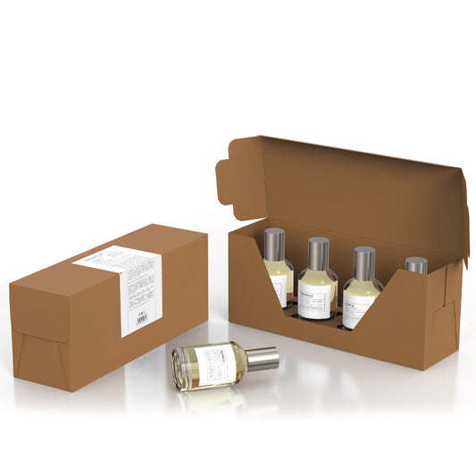 Premium Unisex Discovery Gift Set — 4×30ml Samples (Stallion 53, Captcha 36, Ilang 62, The Black 92) for Retail & Corporate Gifting