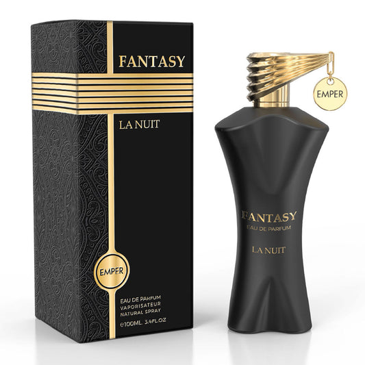 EMPER Fantasy La Nuit — 100ml Unisex Eau de Parfum | Premium Long-Lasting, High-Margin Retail Fragrance (Orange Blossom, Iris, White Musk & Amber)