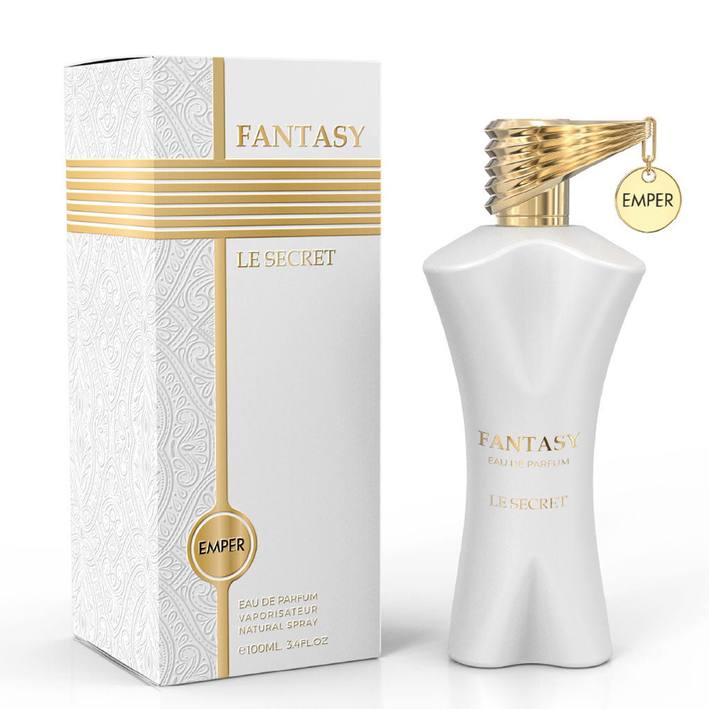 EMPER Fantasy Le Secret — 100ml Unisex Eau de Parfum: Premium, High-Margin Retail Fragrance Featuring Plum, Bergamot, Honey & Amberwood