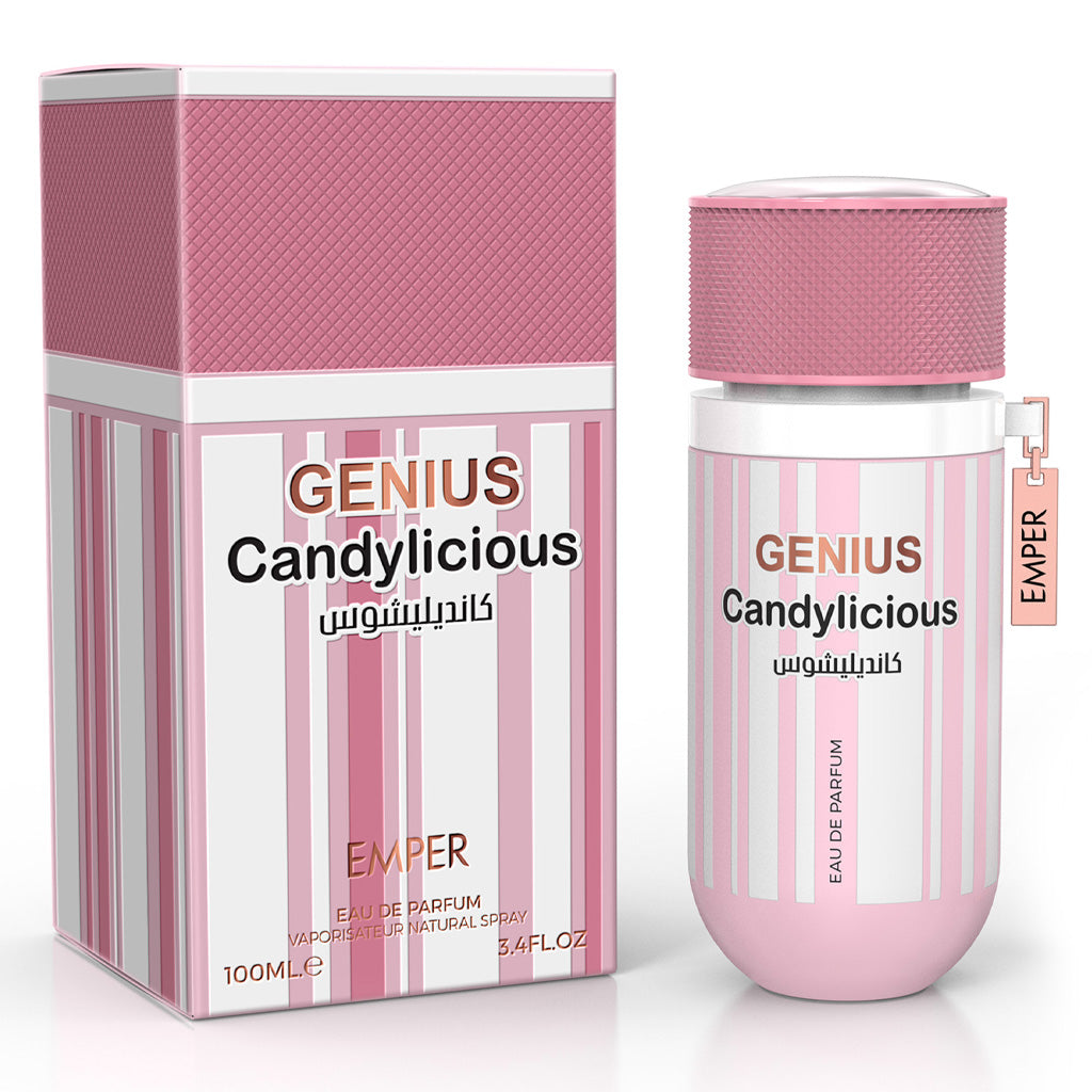 EMPER Genius Candilicious — 100ml Exclusive Eau de Parfum: Premium Feminine Signature Scent for Upscale Retailers