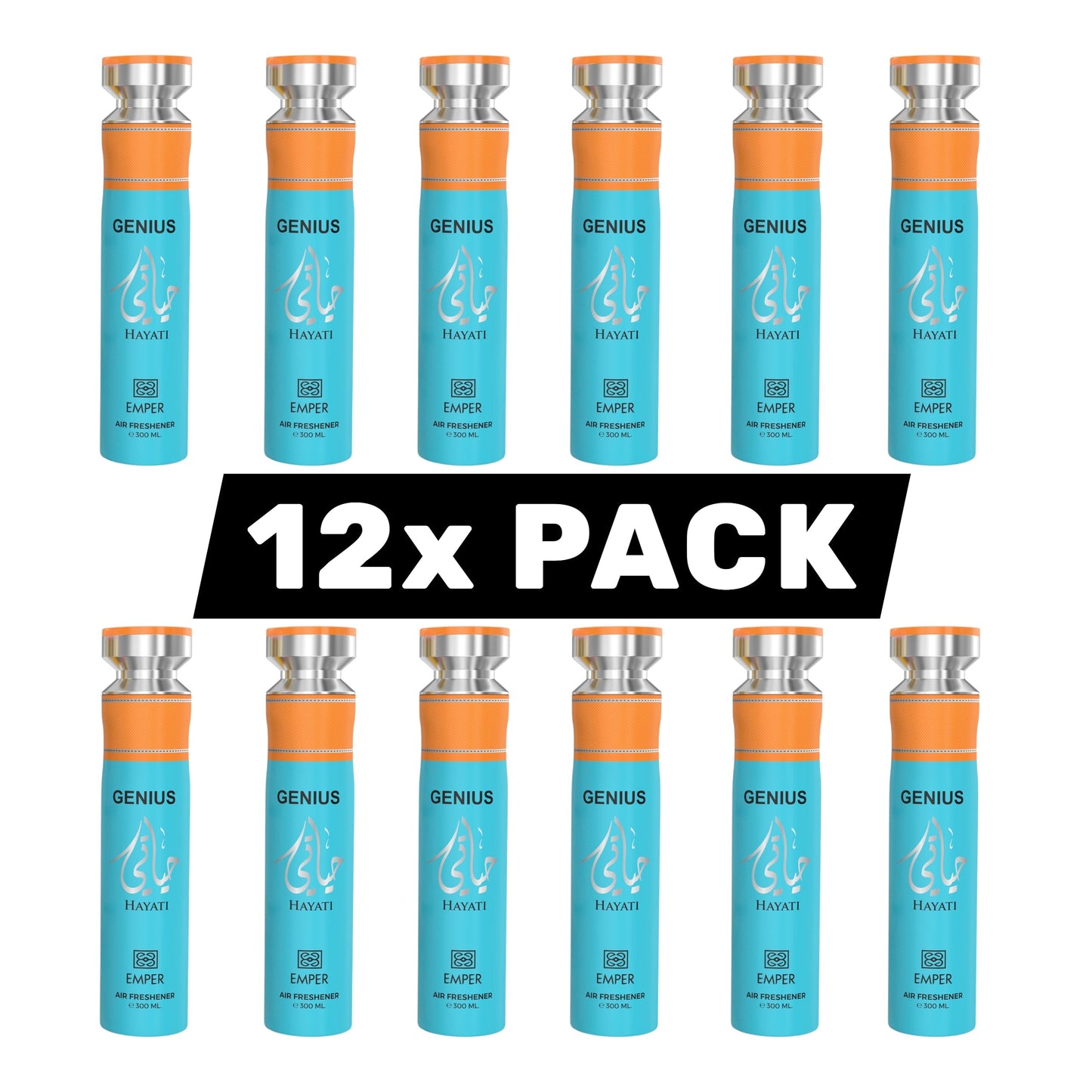 Genius Hayati Air Freshner 300ml 12x Pack