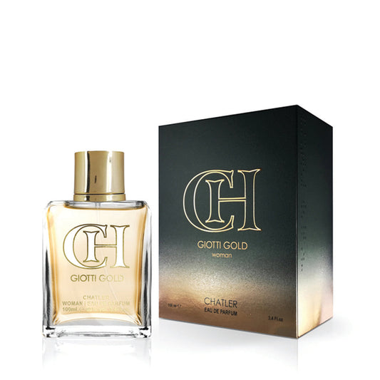 CHATLER CH Giotti Gold Woman — 100ml EDP: Premium Oriental Floral Fragrance for Upscale Retailers