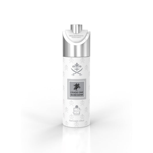 MILESTONE Grade One Silver Water 200ML — 6-Pack Unisex Deodorant (All-Day Protection, Premium Fresh Scent)