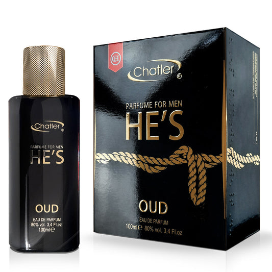 CHATLER HE'S OUD 100ml — Premium Unisex Eau de Parfum for High-Margin Retail, Boutique & Corporate Gifting