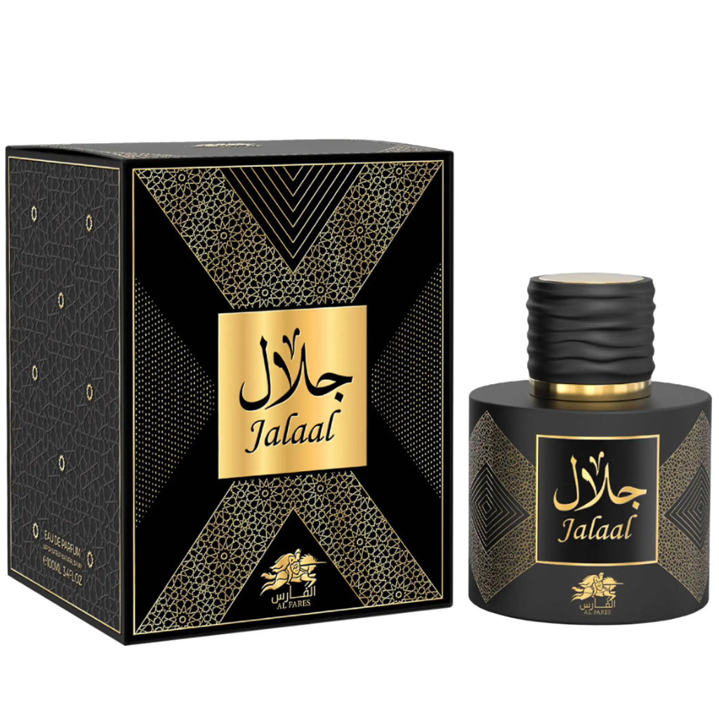 AL FARES Jalaal Eau de Parfum 100ml — Premium Oud-Leather Signature Scent for Upscale Retail & Hospitality
