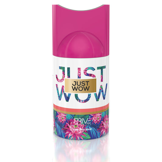 PRIVE "Just Wow" 250ml Perfume Deodorant — 6-Pack Wholesale | Premium, high-margin Tropical-Floral Scent (Guava • Floral • Coconut)