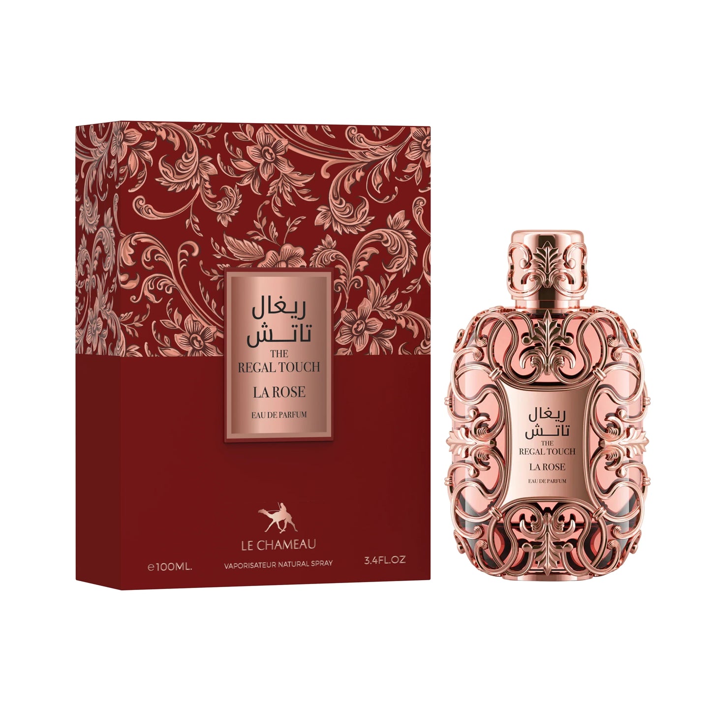 Le Chameau Regal Touch La Rose — Luxury 100ml Eau de Parfum (Heliotrope, Oud & Sandalwood) — high-margin Addition for Upscale Retailers