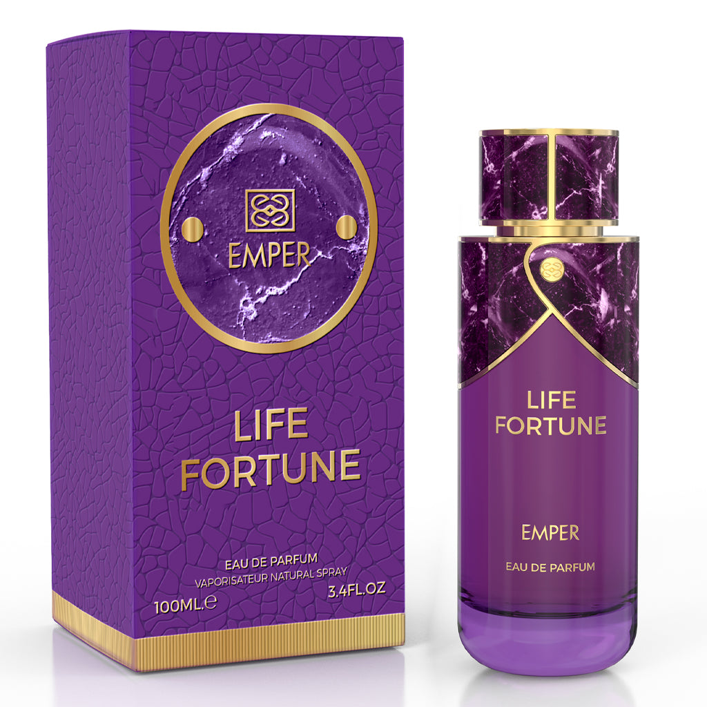 EMPER Life Fortune Pour Femme — 100ml Eau de Parfum: Distinctive Fennel–Jasmine–Madagascar Vanilla Scent for High-Margin Retail