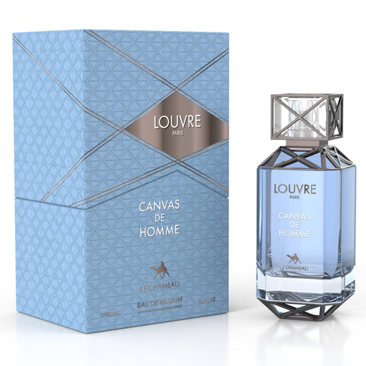 Le Chameau Louvre Paris — Canvas De Homme 100ml: Bold Masculine EDP for Premium Retail, Hospitality & Corporate Gifting