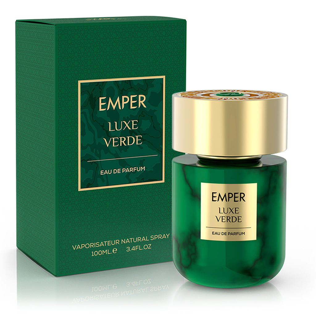 Emper Luxe Verde — 100ml Unisex Jasmine-Vanilla Eau de Parfum for Premium Retailers