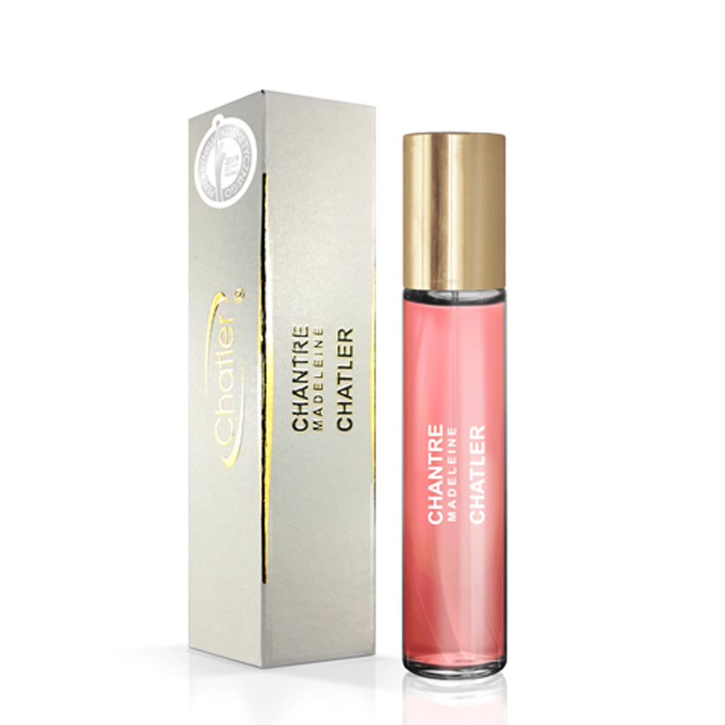 CHATLER Chantre Madeleine — Women's Eau de Parfum 5×30ml Retail Pack + 1 Free Tester | Vibrant Orange, Jasmine & Patchouli Signature