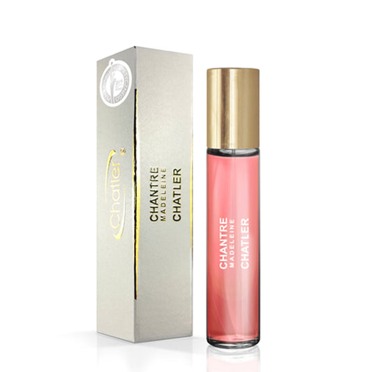 CHATLER Chantre Madeleine — Women's Eau de Parfum 5×30ml Retail Pack + 1 Free Tester | Vibrant Orange, Jasmine & Patchouli Signature