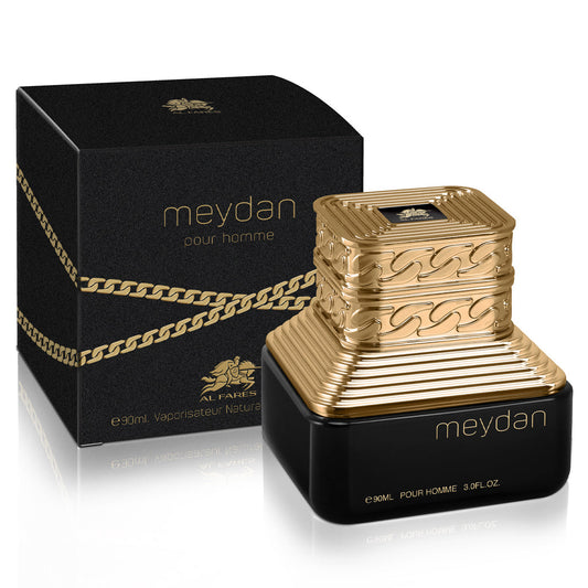 AL FARES Meydan Pour Homme — 90ml Premium Woody Eau de Parfum: Confident Urban Signature Scent