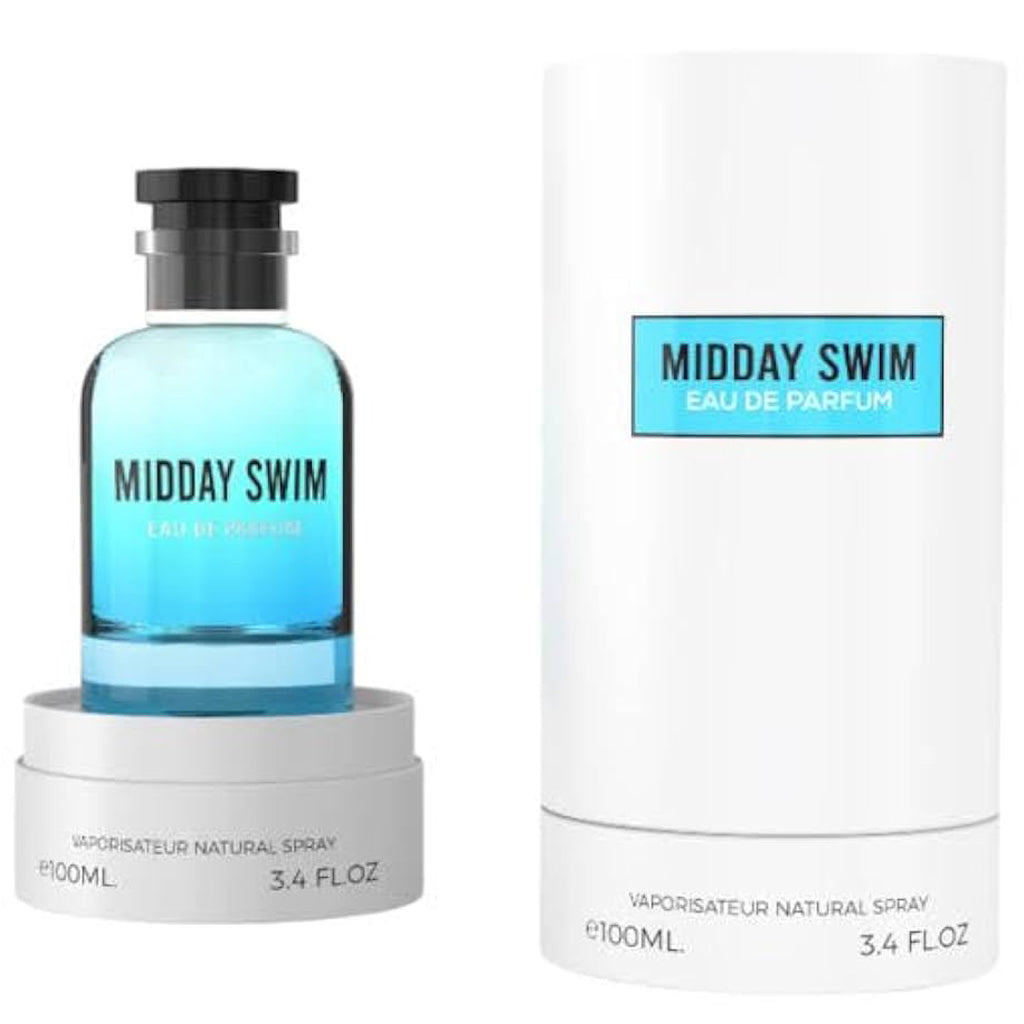 MILESTONE Midday Swim Eau de Parfum 100ml — Bright, Aquatic Daytime Fragrance with Grapefruit & Cucumber