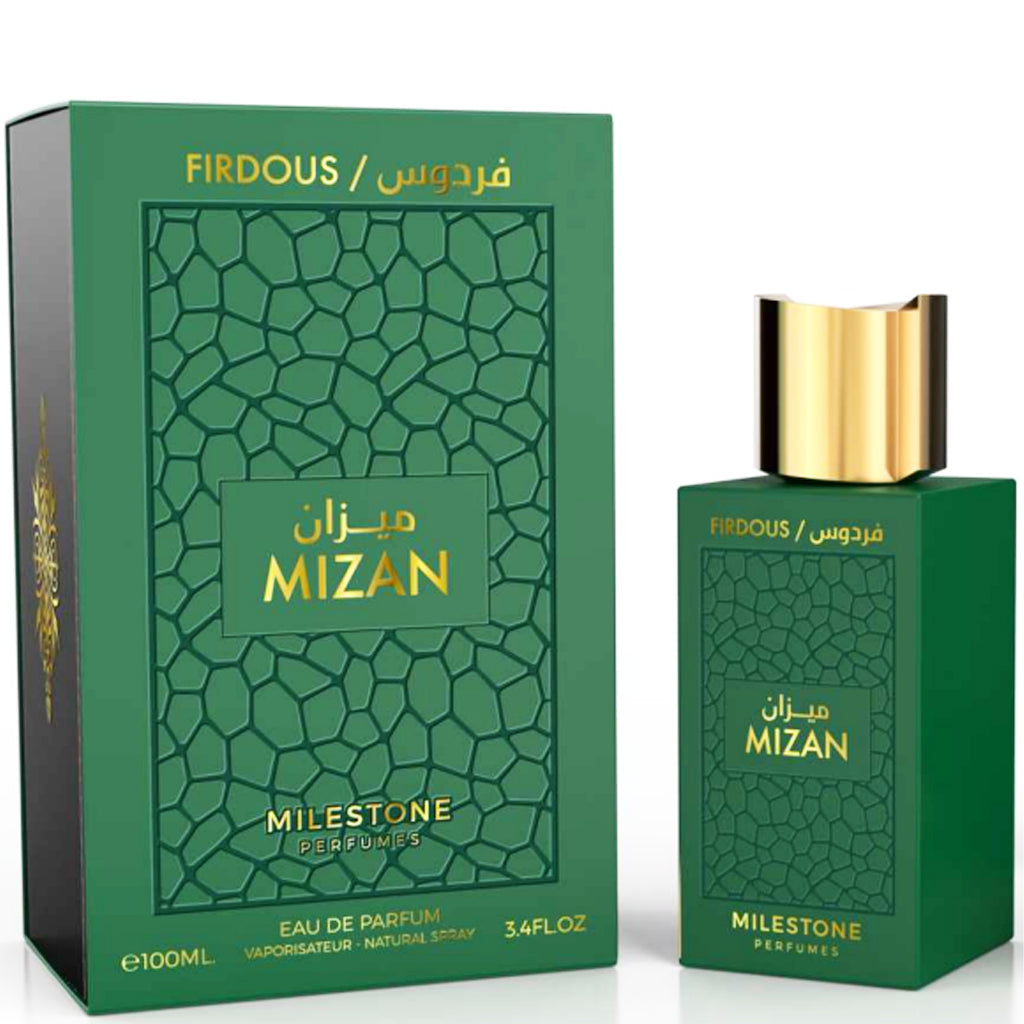 MILESTONE Mizan Firdous — 100ml Unisex Eau de Parfum | Premium Long-Lasting Cyprus-Floral Fragrance