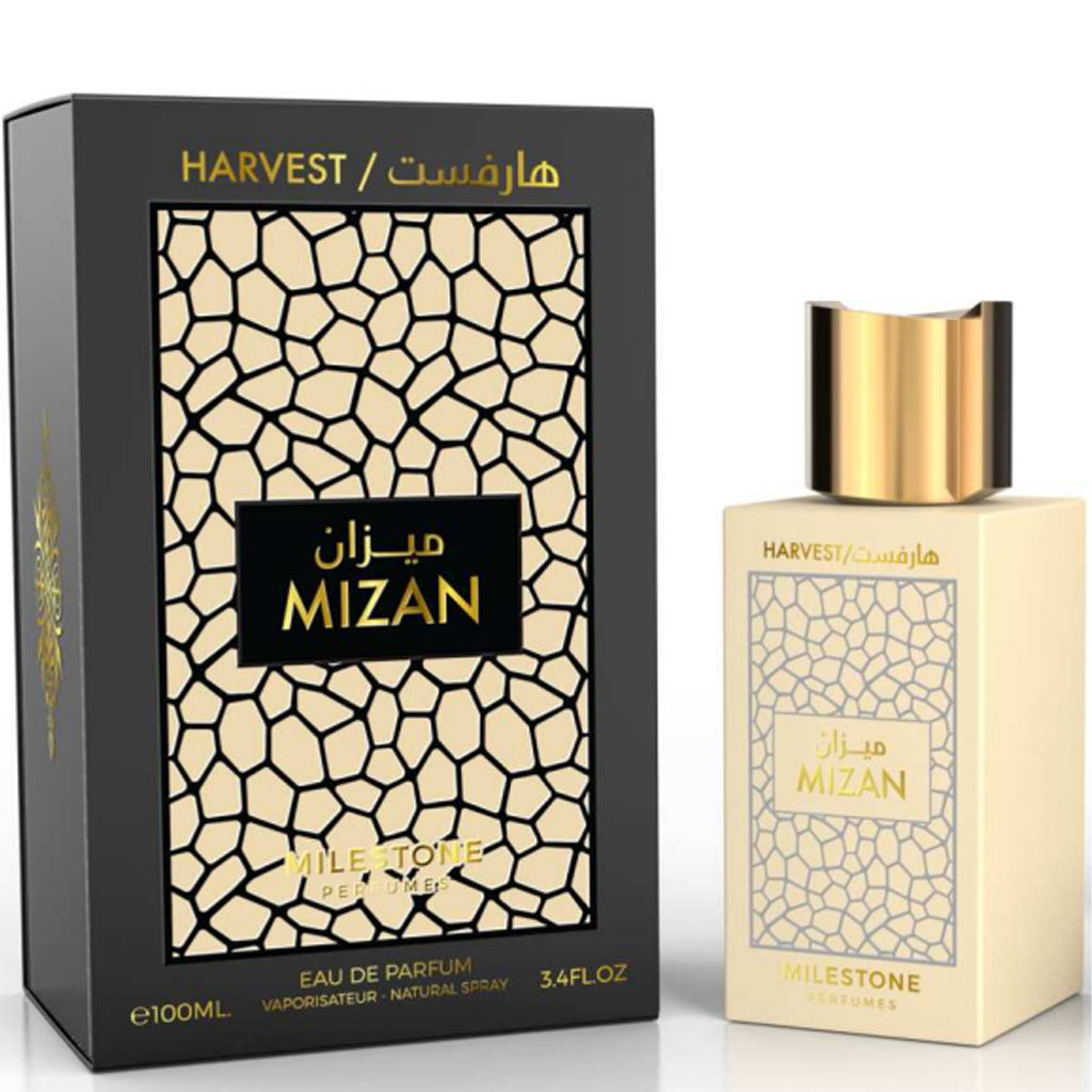 Milestone Mizan “Harvest” — 100ml Unisex Eau de Parfum | Bergamot, Jasmine & Oakmoss Signature Accord
