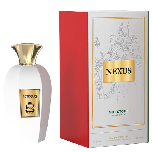 Milestone Nexus 100ml EDP — Unisex Long-Lasting Gourmand-Woody Fragrance for Premium Retail & Corporate Gifting