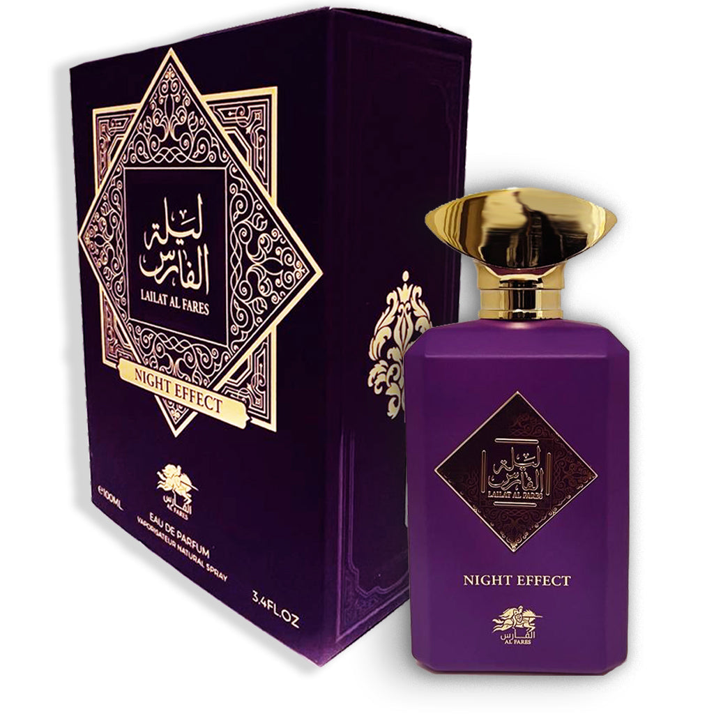 Lailat Al Faris "Night Effect" — 100ml Unisex Eau de Parfum | Premium Evening Fragrance (Bergamot, Rose, Madagascan Vanilla)