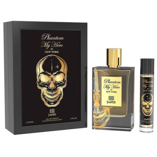 EMPER Phantom "My Hero in New York" Eau de Parfum 100ml + 20ml — Intense, Long-Lasting Luxury Fragrance for Discerning Male Customers