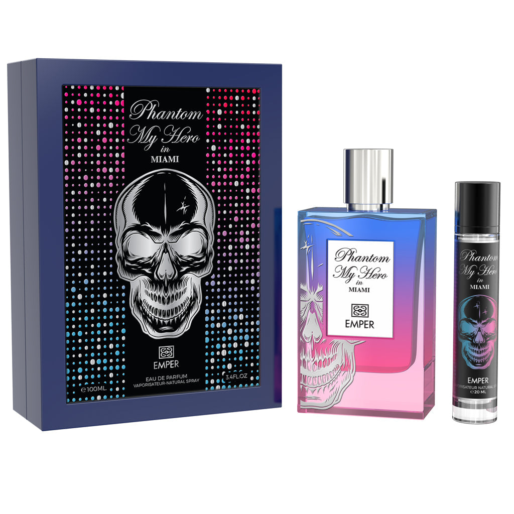 EMPER Phantom “My Hero in Miami” — High-Margin Unisex Chypre-Fruit Eau de Parfum (100ml + 20ml)