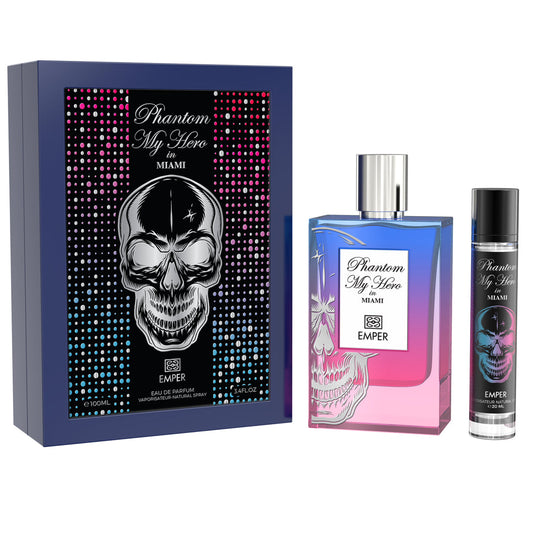 EMPER Phantom “My Hero in Miami” — High-Margin Unisex Chypre-Fruit Eau de Parfum (100ml + 20ml)