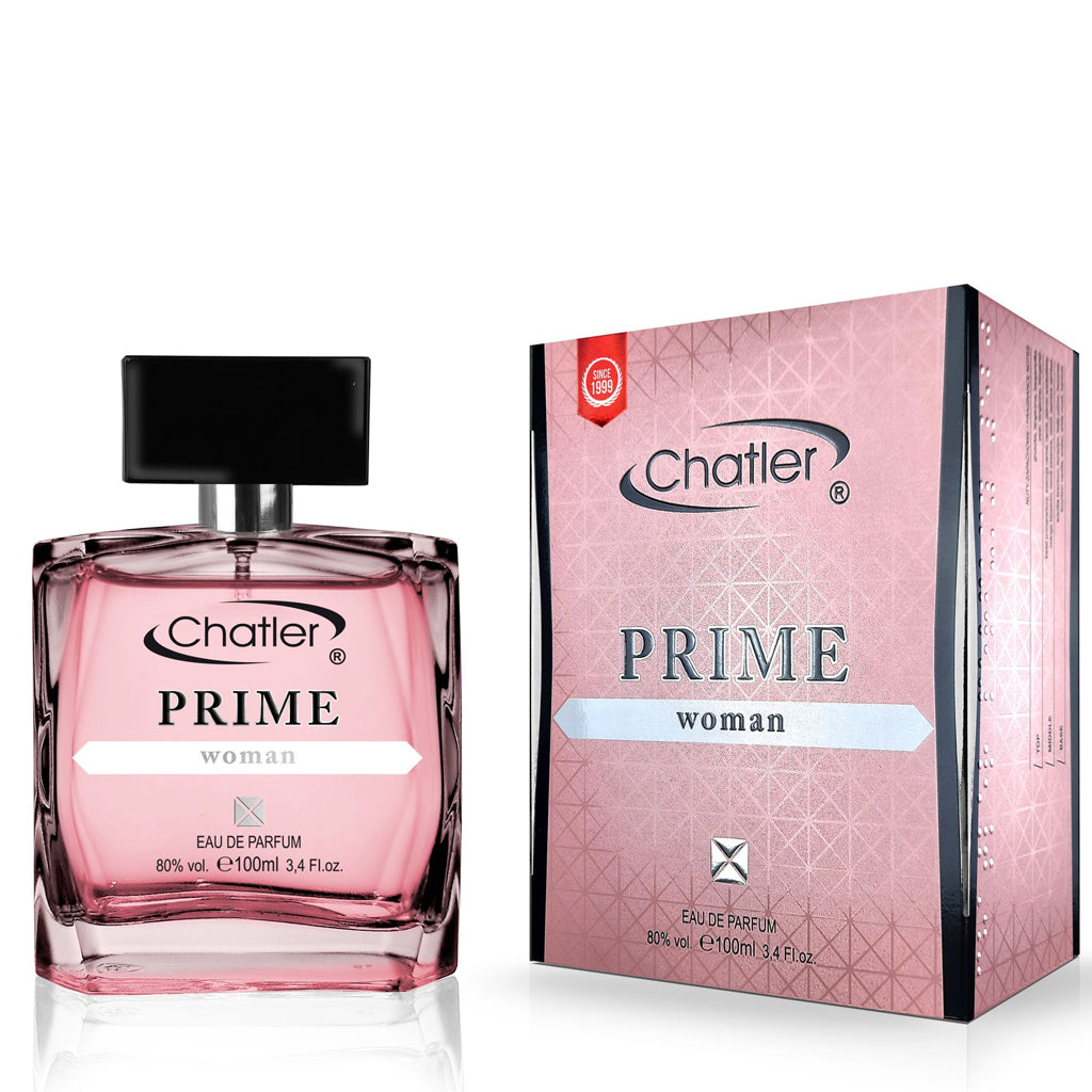 CHATLER Prime Woman Eau de Parfum 100 ml — Luminous, Long-lasting Feminine Fragrance for Day-to-Night Appeal