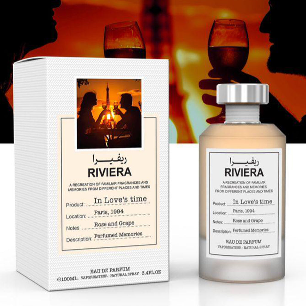 MILESTONE Riviera "Loves Time" 100ml Eau de Parfum — Earthy, Sweet & Sensual Fragrance for Premium Retail and Gifting