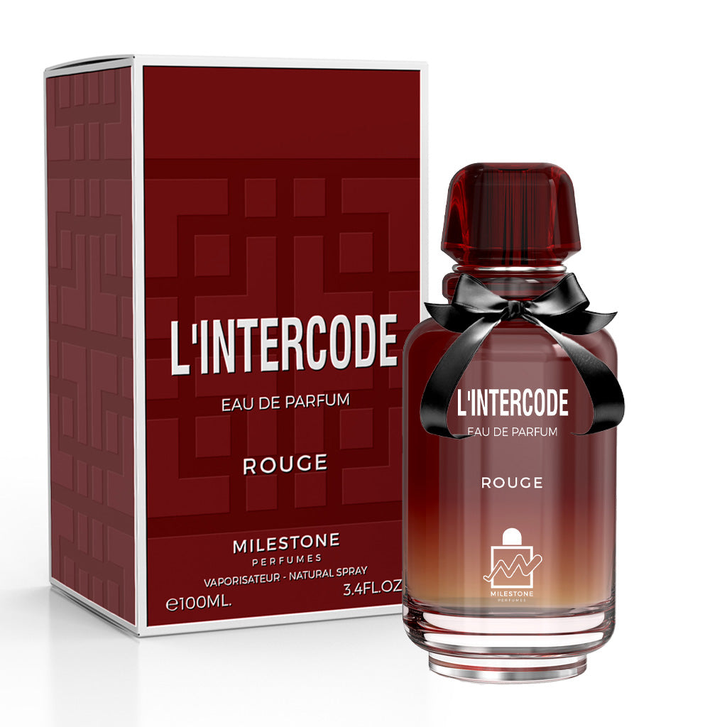 Milestone L'Intercode Rouge — 100 ml Eau de Parfum: Sophisticated, Long-lasting Signature Fragrance for the Modern Woman