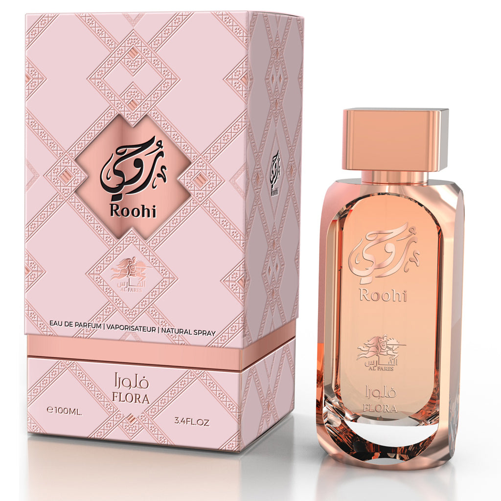 AL FARES Roohi Flora 100ml Eau de Parfum — Warm Caramel, Honey & Vanilla | Luxurious, Gift-Ready Scent