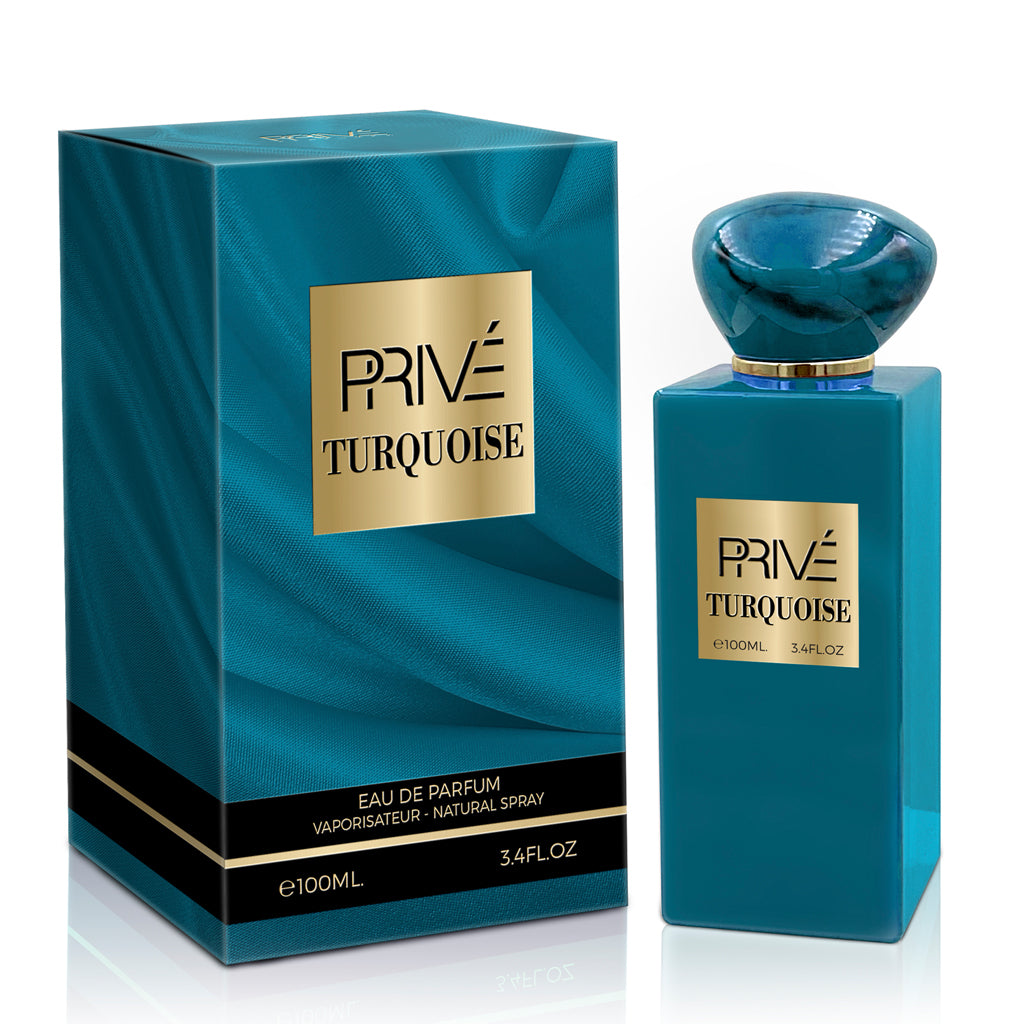 Prive Turquoise 100ML EDP — Unisex Premium Fragrance for High-Margin Wholesale, Retail, and Repeat Sales