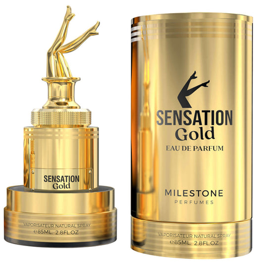Milestone Sensation Gold — 100ml Eau de Parfum | Premium, Long-lasting Fragrance for Upscale Retailers