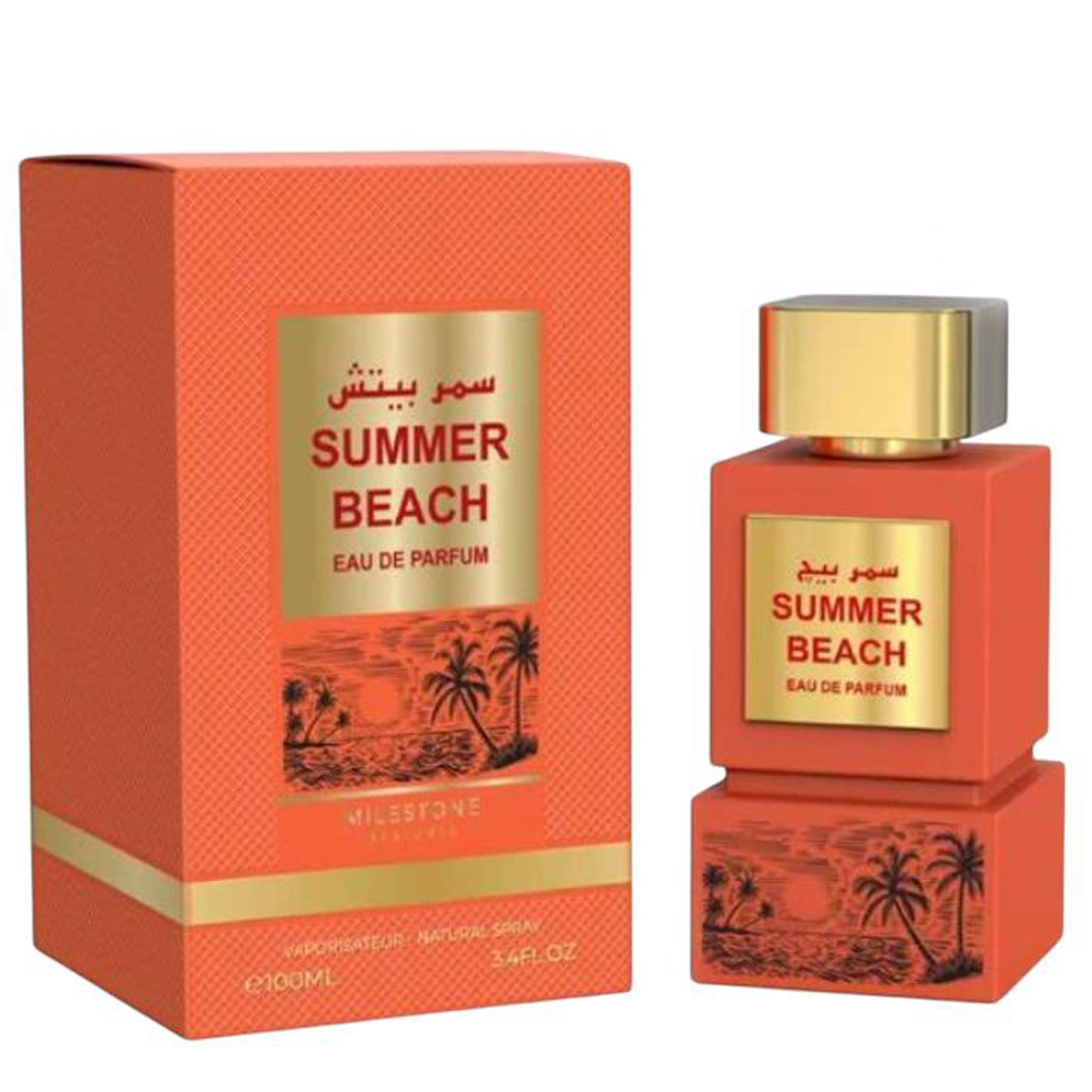 Milestone "Summer Beach" — 100ml Unisex Eau de Parfum | Premium Long-Lasting Citrus & Warm Woody Accord