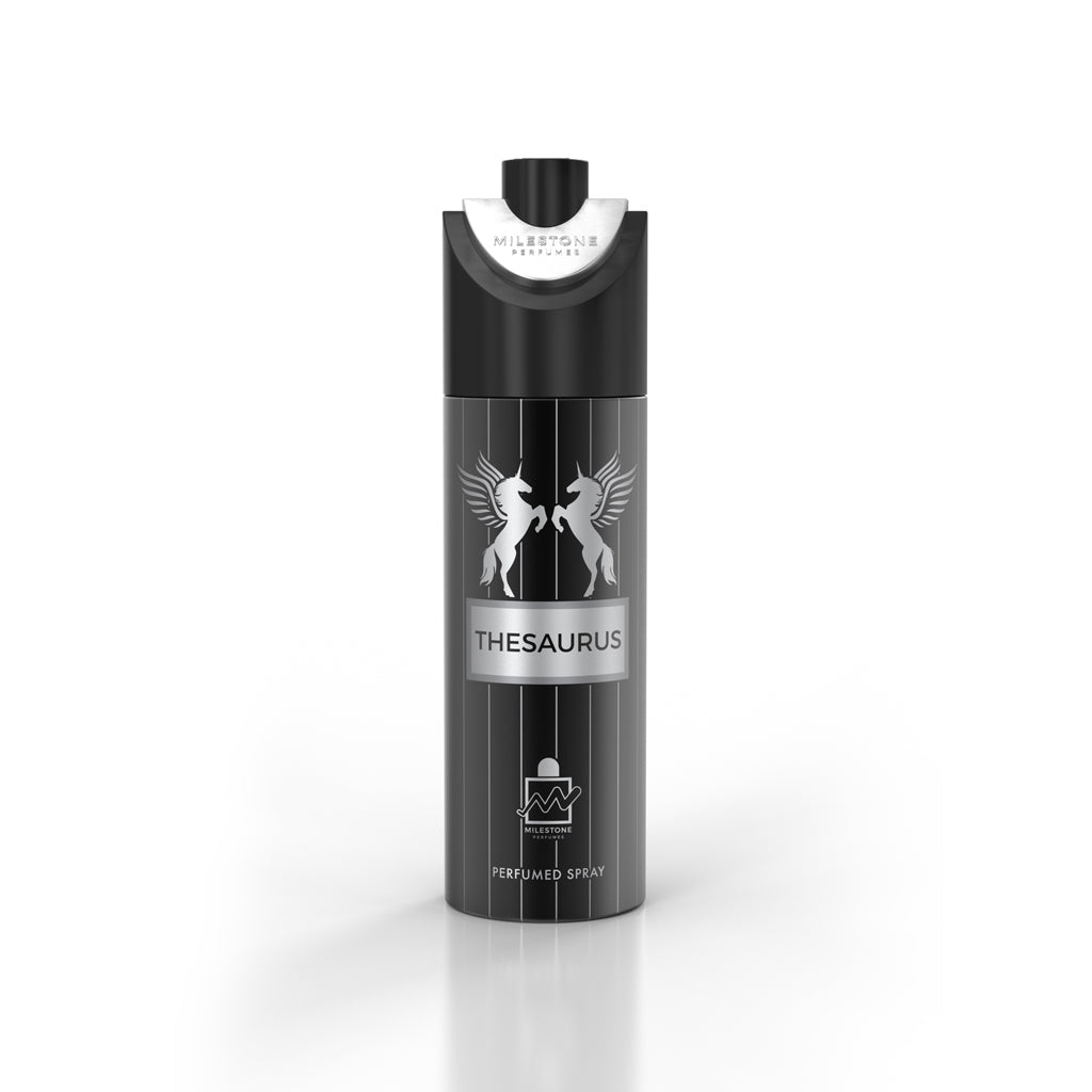 MILESTONE Thesaurus Unisex 200ml Deodorant — Case of 6 | Premium Layered Fragrance for Hospitality & Retail