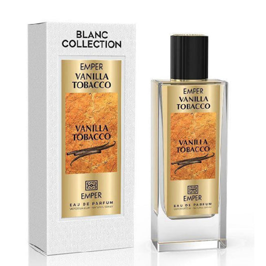 Emper Blanc Collection — Vanilla Tobacco 85ml EDP (33% Concentrated) | Premium French Long?Lasting Oriental Fragrance
