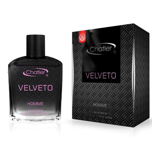 Chatler Velveto Pour Homme 100ml EDP — Refined Woody-Floral (Violet Leaf, Sage & Vetiver)