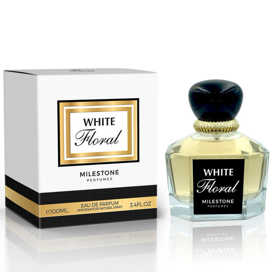 Milestone White Floral 100ml EDP — Premium Unisex Fragrance for Retail, Gifting & Hospitality